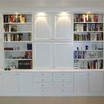 ELEGANT WALL-TO-WALL BUILT-INS IN STUDY