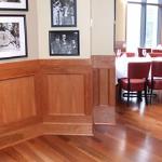 RECESSED PANEL WAINSCOT IN A SMALL B&B