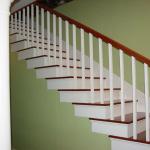 RE-BUILT STAIRCASE THE WAY IT WAS BUILT IN 1908 IN A HOUSTON HEIGHTS RESIDENCE 