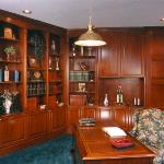 CUSTOM HOME OFFICE / STUDY WITH FREESTANDING DESK