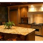 ELEGANT KITCHEN WITH CUSTOM RANGE HOOD